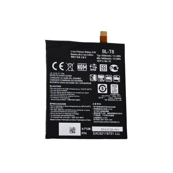 LG G Flex D955 - Original Batteri BL-T8 LG G Flex D955 - Original Batteri BL-T8