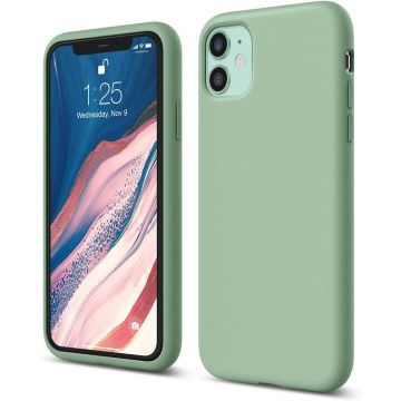 TURTOS Silicone Case, iPhone 11, green