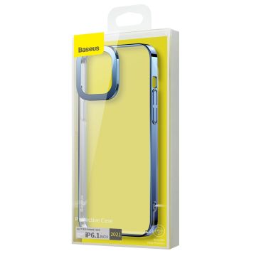 Baseus Glitter case for iPhone 13 (6.1 inch), blue