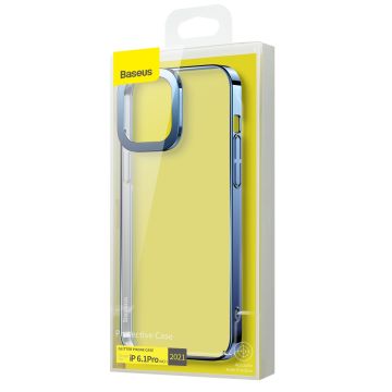Baseus Glitter case for iPhone 13 Pro (6.1 inch), blue