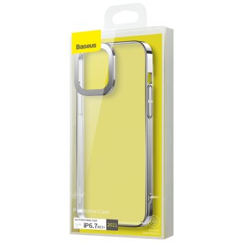 Baseus Glitter Case for iPhone 13 Pro Max, silver