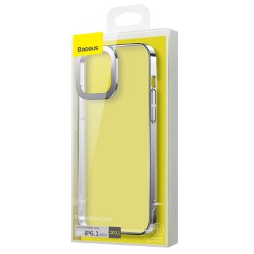 Baseus Glitter case for iPhone 13 (6.1 inch), silver