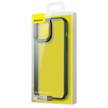 Baseus Crystal case for iPhone 13 (6.1 inch), blue