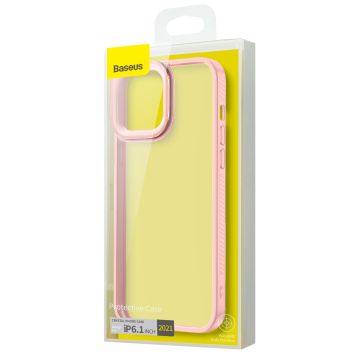 Baseus Crystal Case for iPhone 13 (6.1 inch), pink