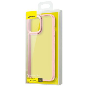 Baseus Crystal Case for iPhone 13 Pro (6.1 inch), pink