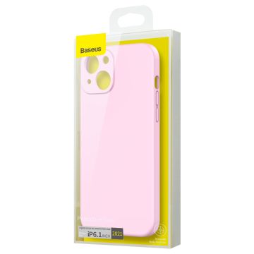 Baseus Liquid Silica Gel Case for iPhone 13 (6.1 inch), pink