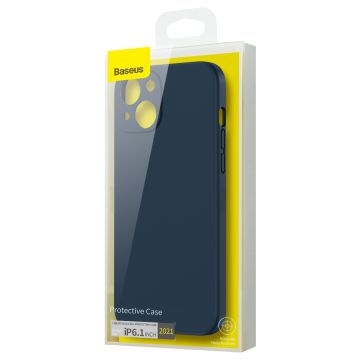 Baseus Liquid Silica Gel Case for iPhone 13 (6.1 inch), blue