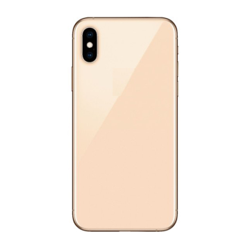 iPhone XS backcover + frame and parts, Gold, Pulled