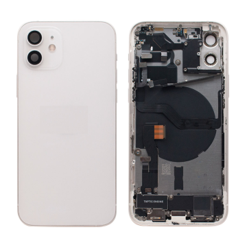iPhone 12 backcover+frame and parts,White,Pulled