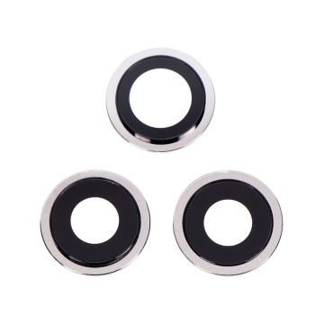 iPhone 12 Pro Max Camera Holder with Lens - Silver