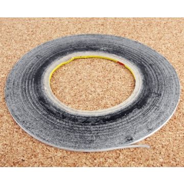2mm 3M Double sided sticker tape for iPhone / Samsung / HTC Mobile Phone Touch Screen Repair, Length: 50m (Black)