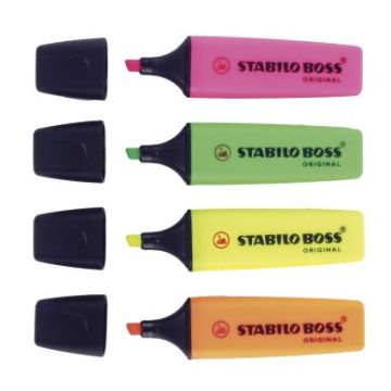 Marking pen STABILO Boss 4/fp