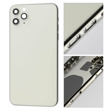 iPhone 11 Pro Max Housing w/ Frame White ORIGINAL NEW PULLED