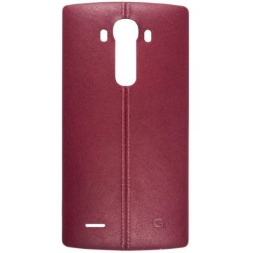 LG H815 G4  Battery Cover with NFC Antenna, leather, Red