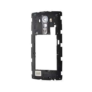 LG H815 G4 Middle frame with camera lens, black