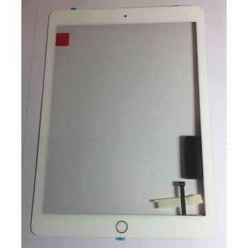 iPad 5th Gen 9.7-Inch (A1822/A1823) Glass Screen without homebutton, Original Parts, white
