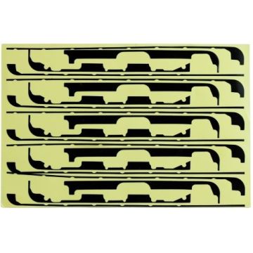 iPad Mini (A1432/A1454) Screen Adhesive Sticker Black new version