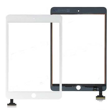 iPad Mini, Mini 2 Retina (A1432, A1454, A1455, A1489, A1490, A1491) Front glass panel, FHR Premium, white