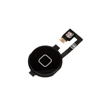 Home Button with Flex Cable for iPhone 4, Black