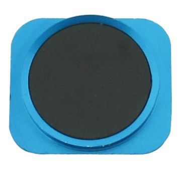 iPhone 5 Black home button with blue chrome ring