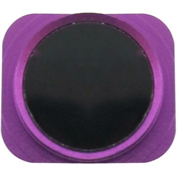 iPhone 5 Black home button with Purple chrome ring