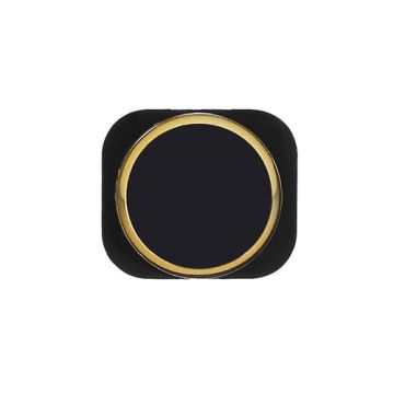 iPhone 5 Button Gold-Black