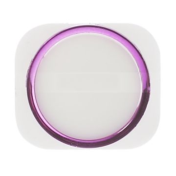 iPhone 5 Home Button Purple-White