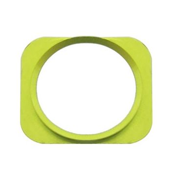 iPhone 5 white home button with green chrome ring