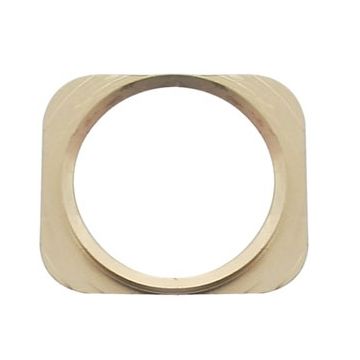 iPhone 5 white home button with rose gold chrome ring