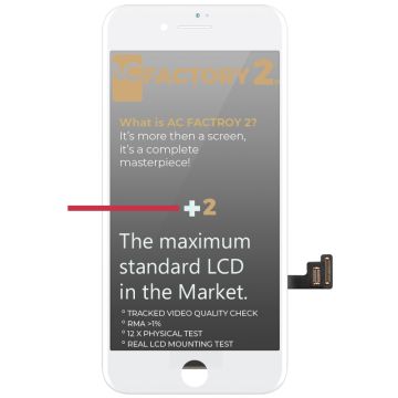 iPhone 7 Plus, LCD screen, AC Factory 2, white
