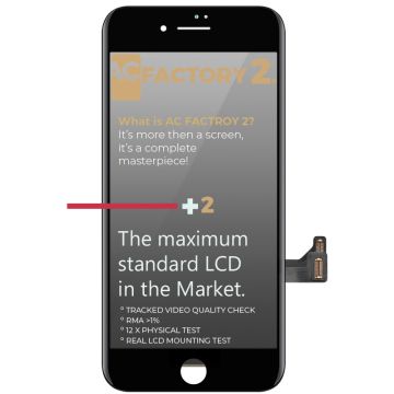 iPhone 8 Plus, LCD screen, AC Factory 2, black