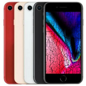 iPhone 8 64GB Space Gray - Broken screen & camera lens