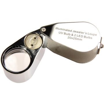 Jewelers Loupe LED enlarge