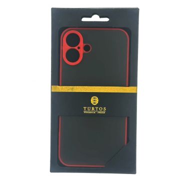 Shockproof Case for iPhone 16 Plus, Red