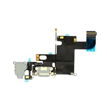 iPhone 6 headphone with Lightning connector flex cable - Light Grey